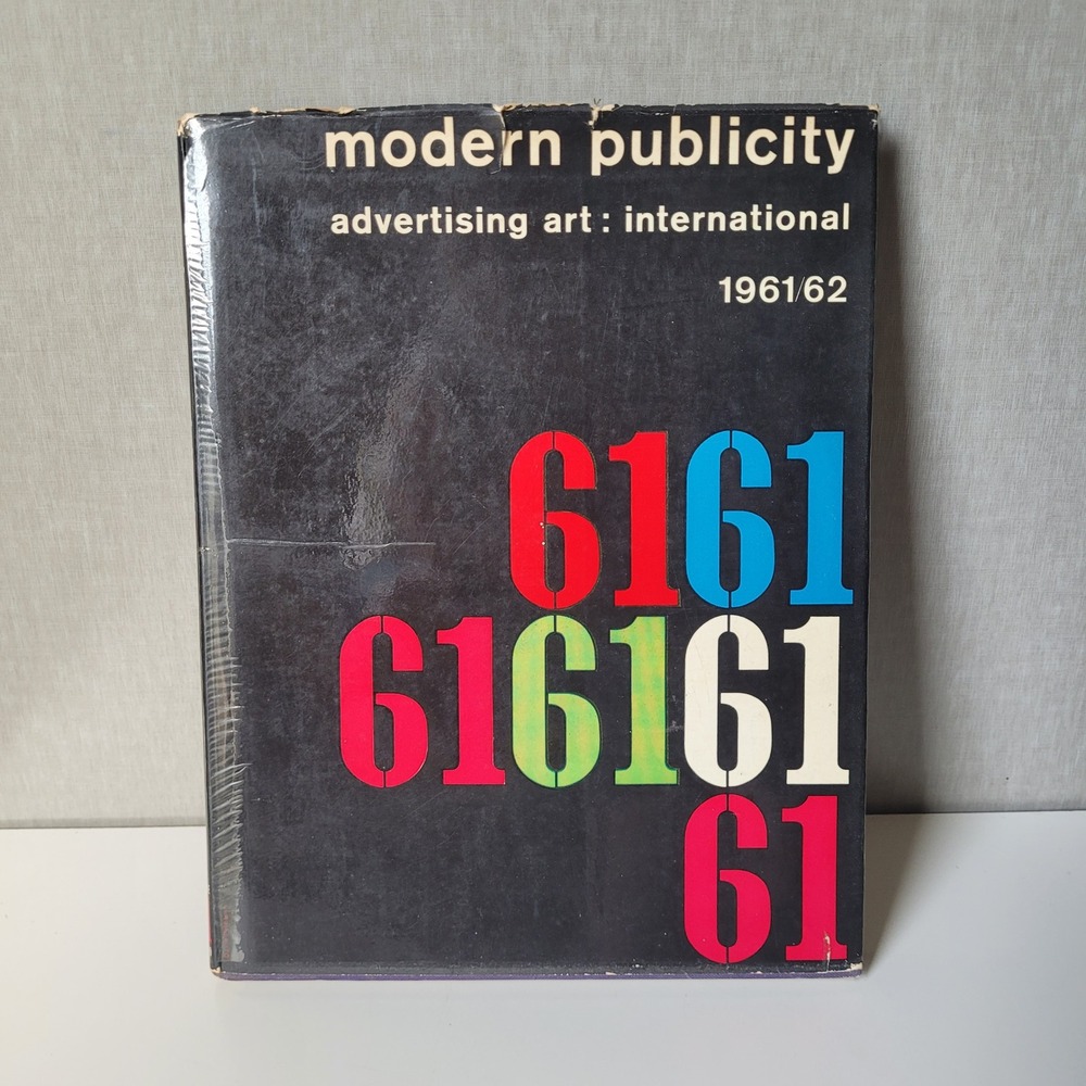 Modern Publicity 1961/62 Annual International Advertising Art Vol 31 Studio Book